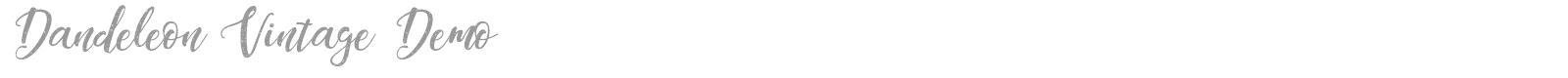 Dandeleón font preview